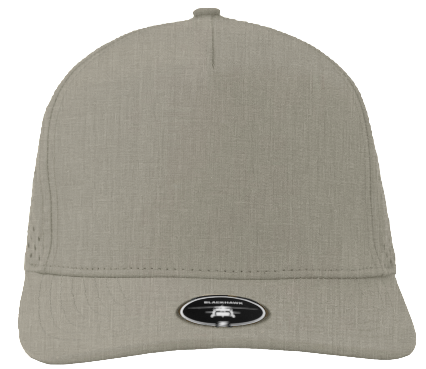 heather grey blackhawk 5 panel snapback hat