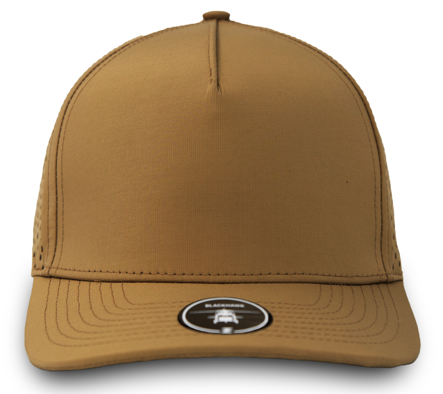 Blackhawk Custom Hat Caramel 5 panel snapback hat