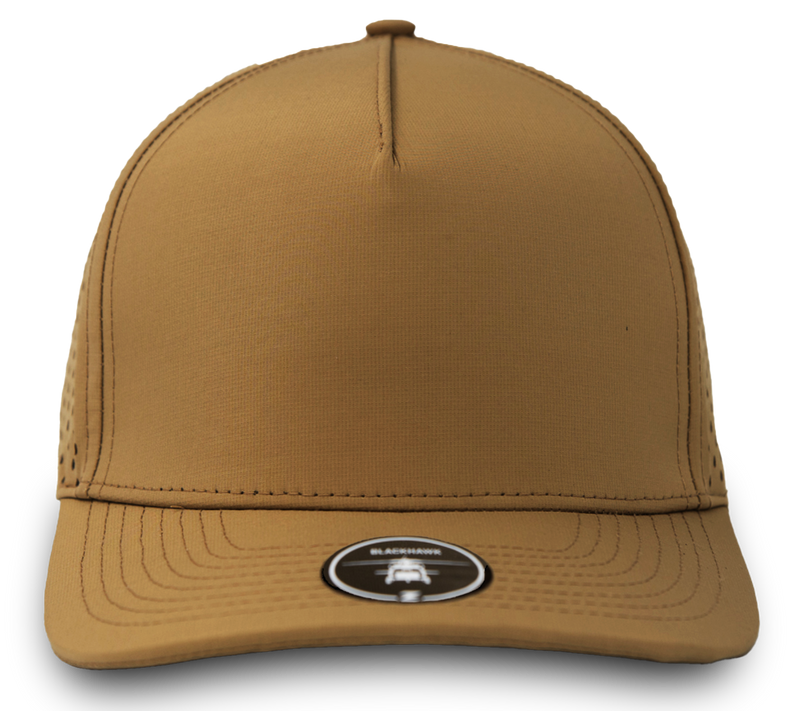 Blackhawk Caramel 5 panel snapback hat