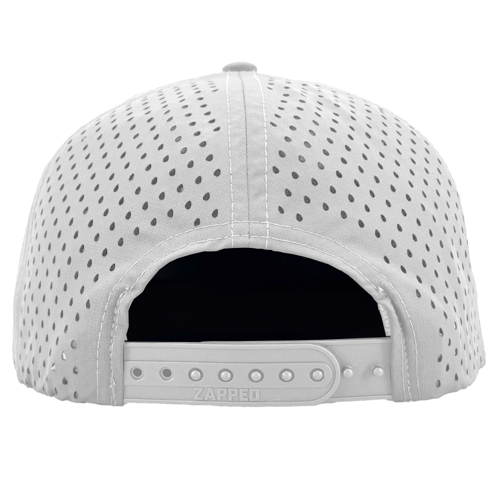 Off white apache snapback perforated hat