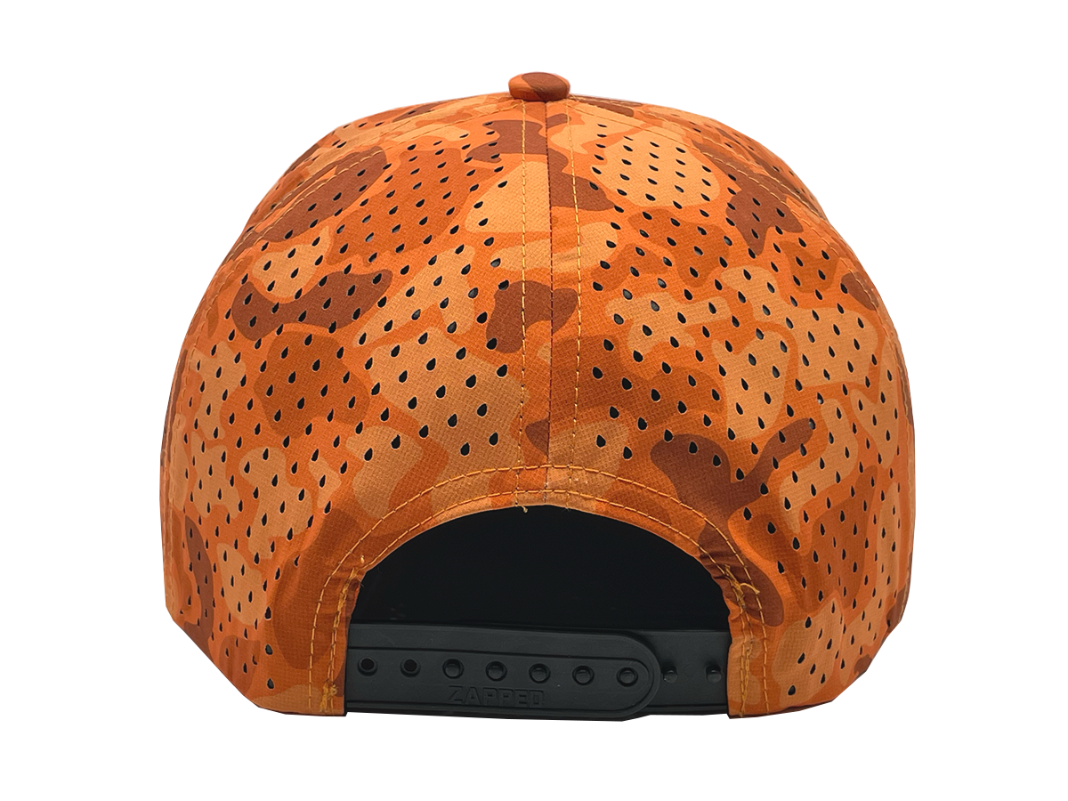 Osprey Blaze Orange Old School Camo with Patch Residue