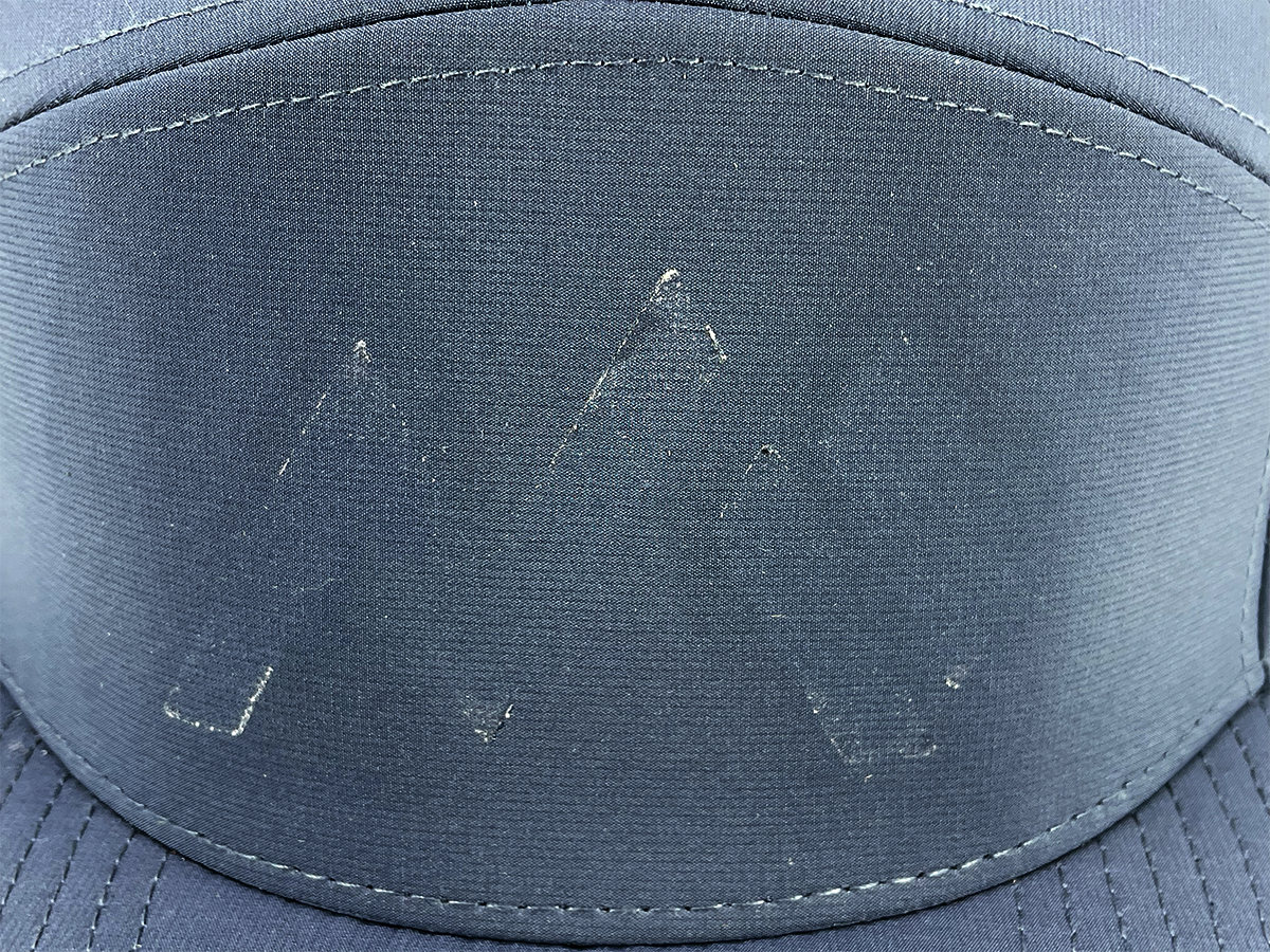 Osprey Light Navy Blue with Stitch Marks and Patch Residue