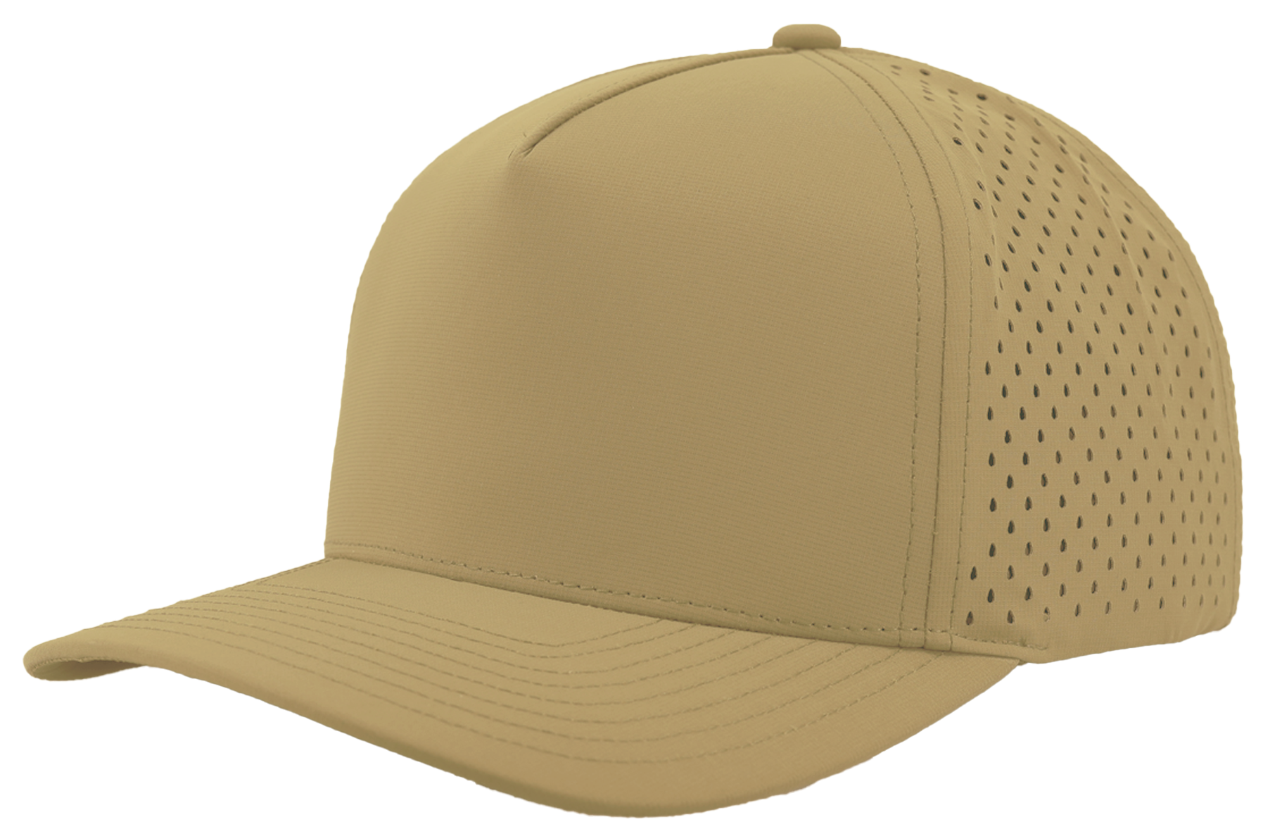 khaki front side view of blackhawk by zapped headwear