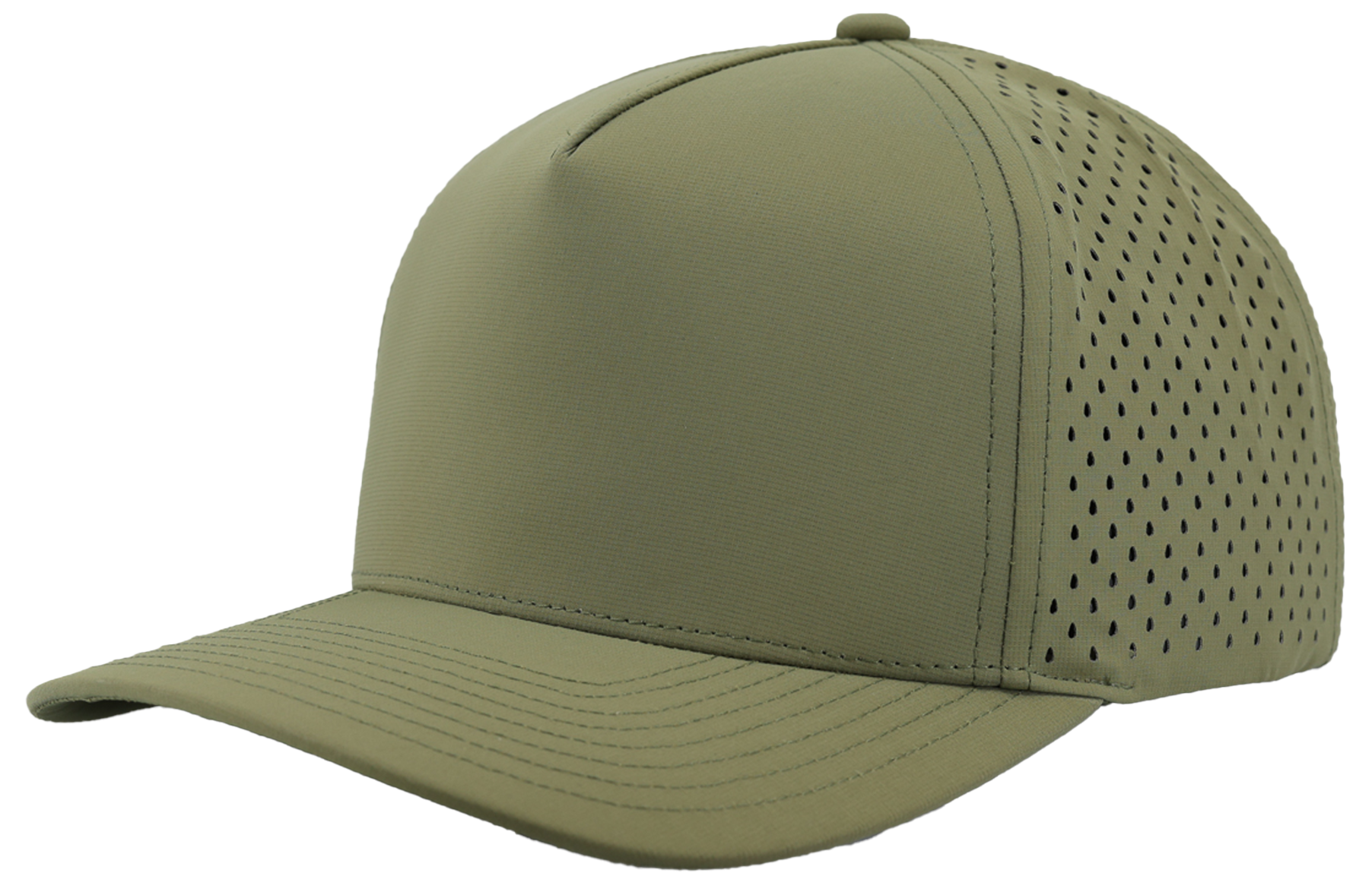 loden snapback hat front side view zapped headwear blackhawk