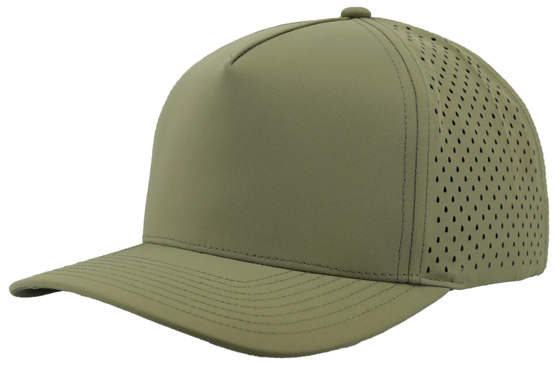 zapped headwear Custom Hat  loden blackhawk front side view