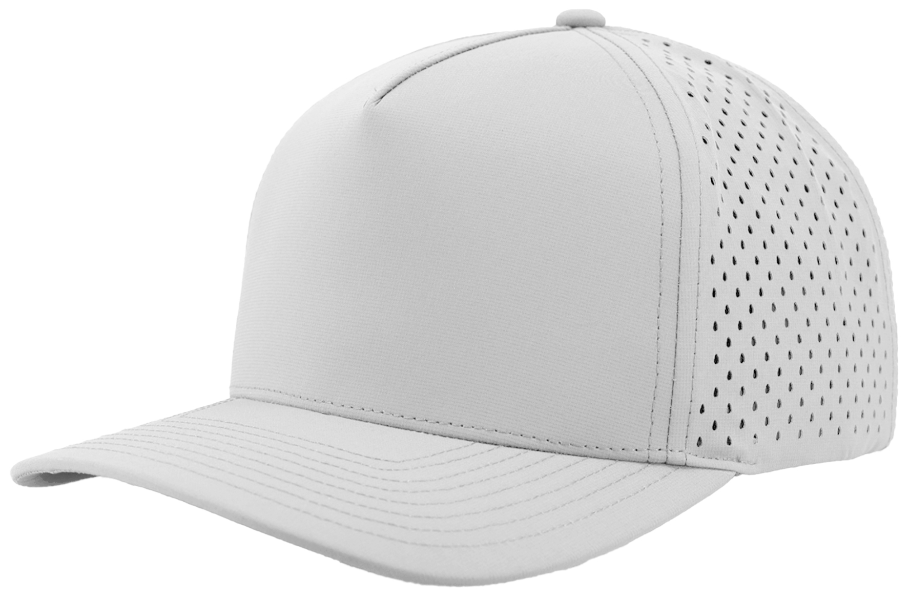 off white Custom Hat side view of blackhawk by zapped headwear