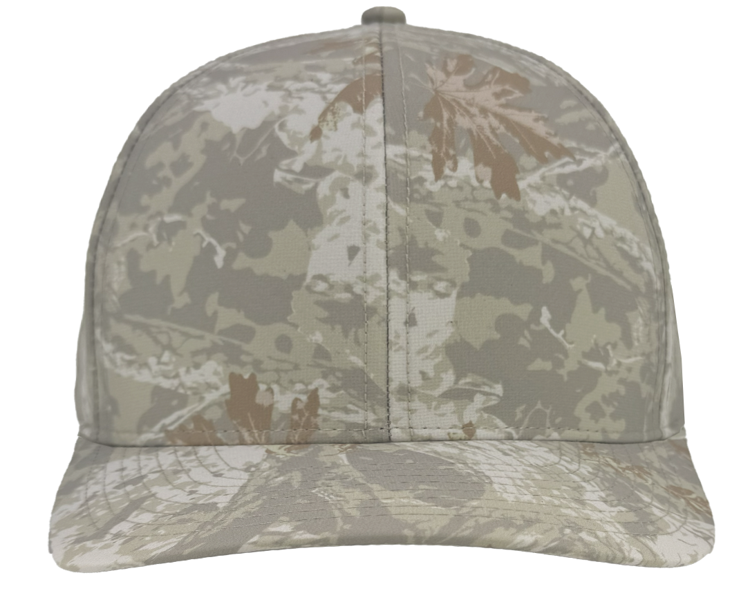 Custom hat for embroider 6 panel tree camo