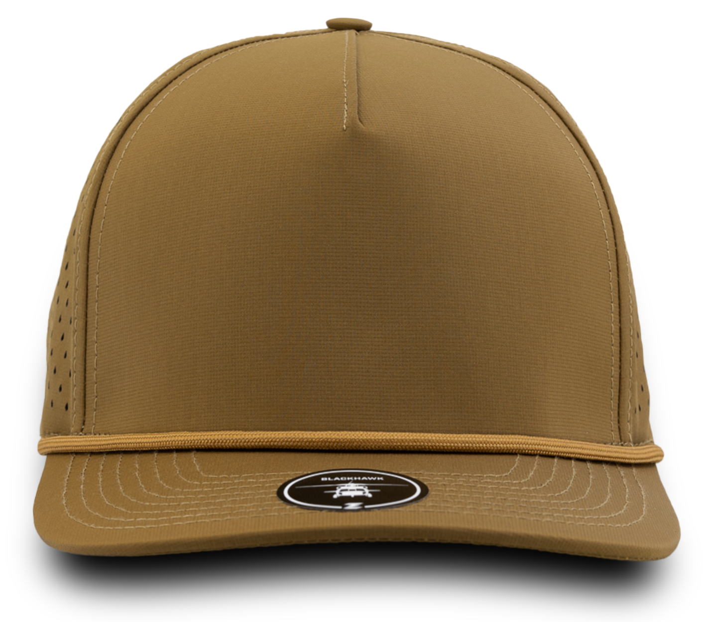 Custom Hat BLACKHAWK R+ (Rope Brim) Blank-Water Repellent hat-Zapped Headwear-Caramel/ Caramel Rope-Zapped Headwear