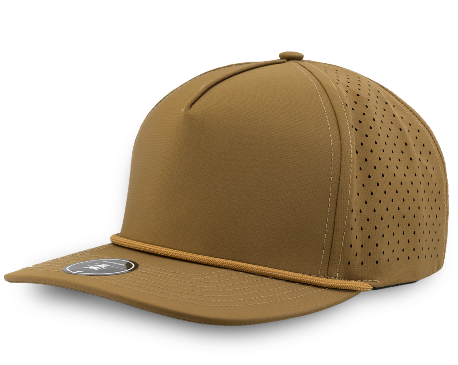 Custom Hat Rope Brim Water Repellent hat-Zapped Headwear Caramel brown