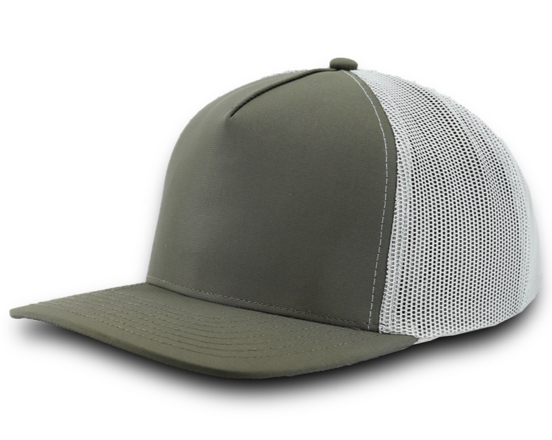 MARINE-Water Repellent hat-Zapped Headwear-olive-grey-side-Zapped Headwear