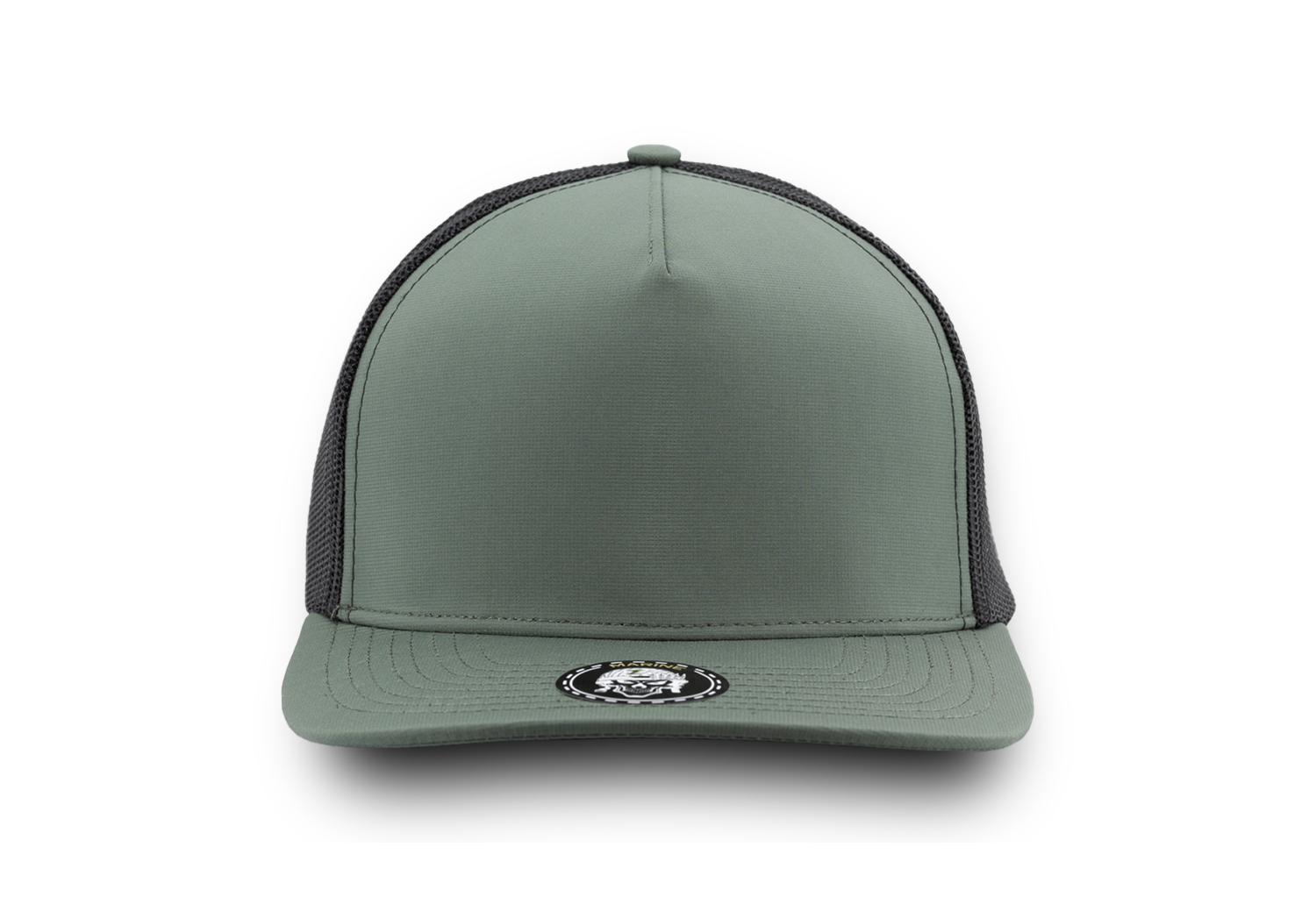 MARINE Custom Hat Blank-Water Repellent hat-Zapped Headwear-Steel Green/Black-Zapped Headwear