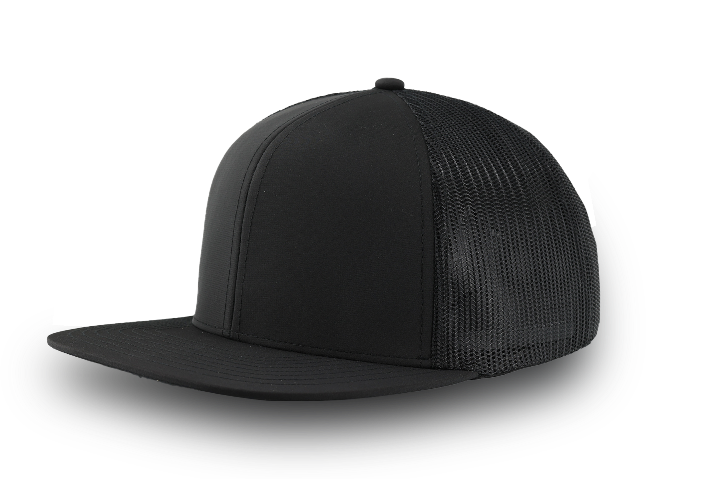 GENERAL Custom Hat -FLATBILL-Water Repellent hat-Zapped Headwear-Black