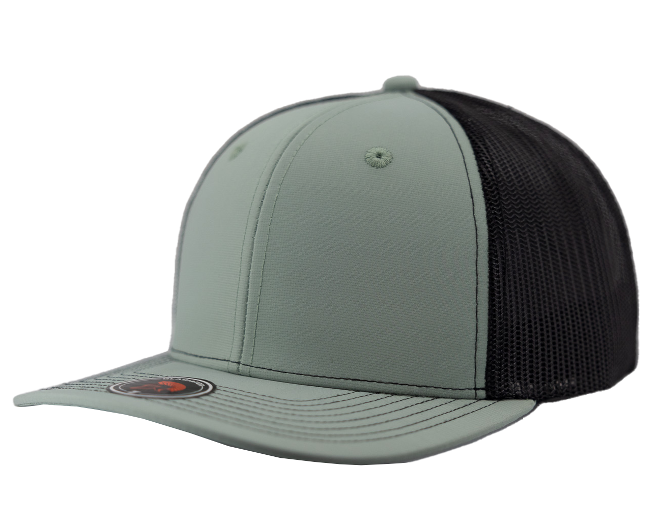 Gladiator-Custom Hat Water Repellent hat-Zapped Headwear-Snapback-Zapped Headwear-mint-black-side