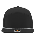 OSPREY-Water Repellent hat-Zapped Headwear-Black-White-Rope Brim