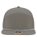 OSPREY-Water Repellent hat-Zapped Headwear-Grey-Rope Brim