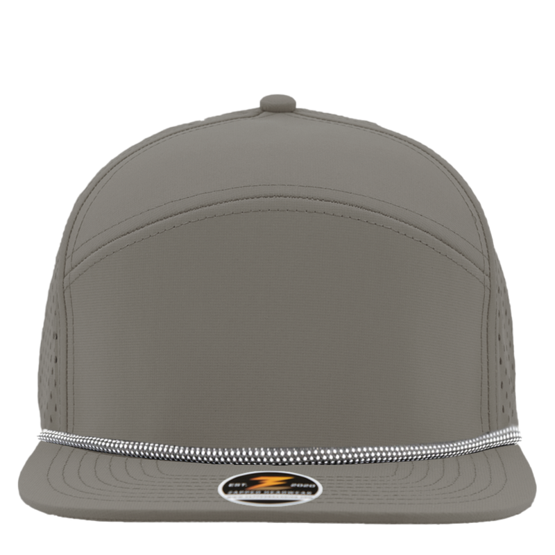 OSPREY-Water Repellent hat-Zapped Headwear-Grey-Rope Brim