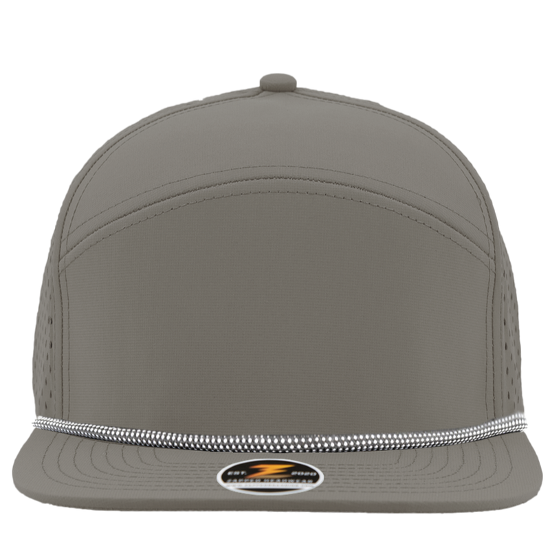 OSPREY-Water Repellent hat-Zapped Headwear-Grey-Rope Brim