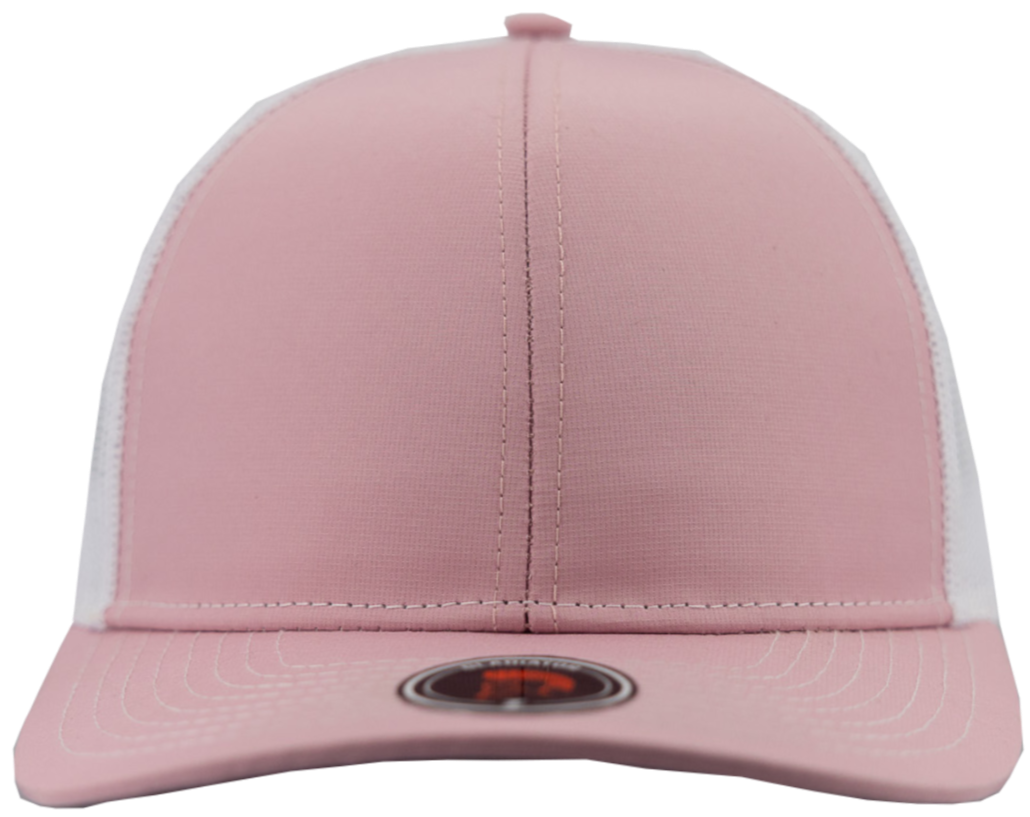Gladiator-Water Repellent hat-Zapped Headwear-Snapback-Custom hat-Zapped Headwear-pink-white