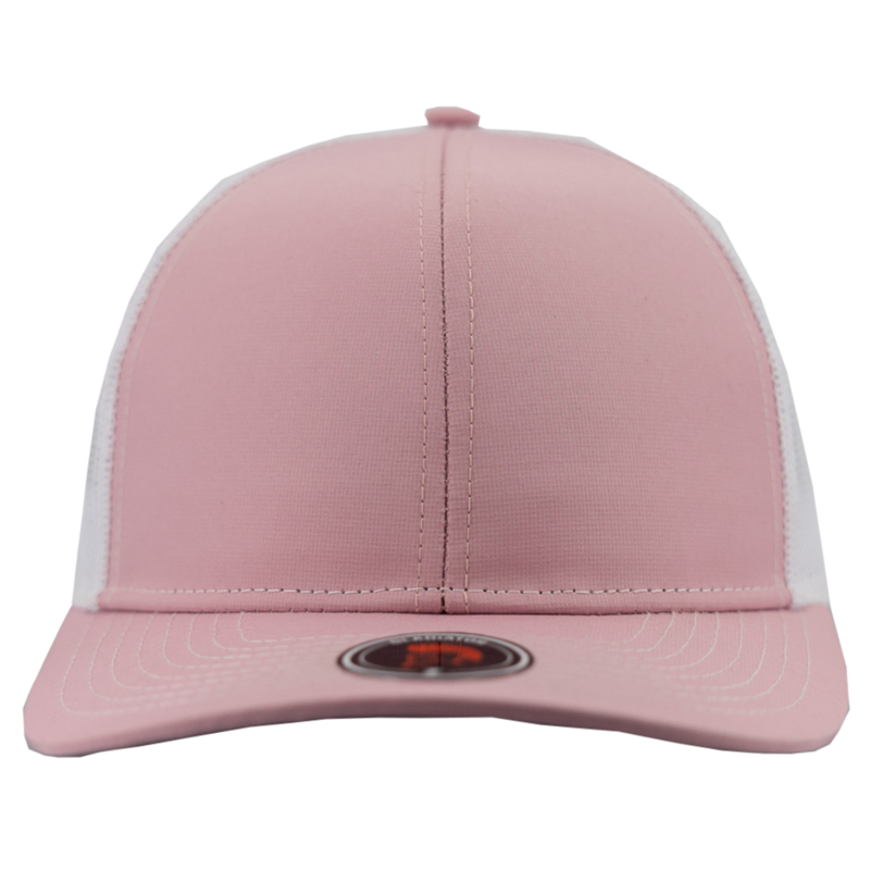 Gladiator-Water Repellent hat-Zapped Headwear-Snapback-Custom hat-Zapped Headwear-pink-white