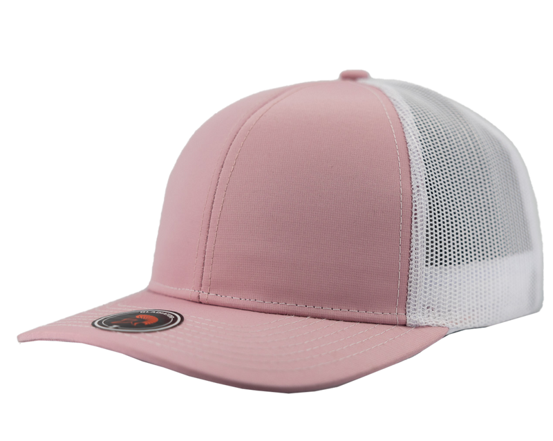Gladiator-Water Repellent hat-Zapped Headwear-Snapback-Custom hat-Zapped Headwear-pink-white-side