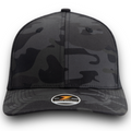 WARRIOR CAMO Blank-Trucker snapback-Zapped Headwear-black camo-Zapped Headwear