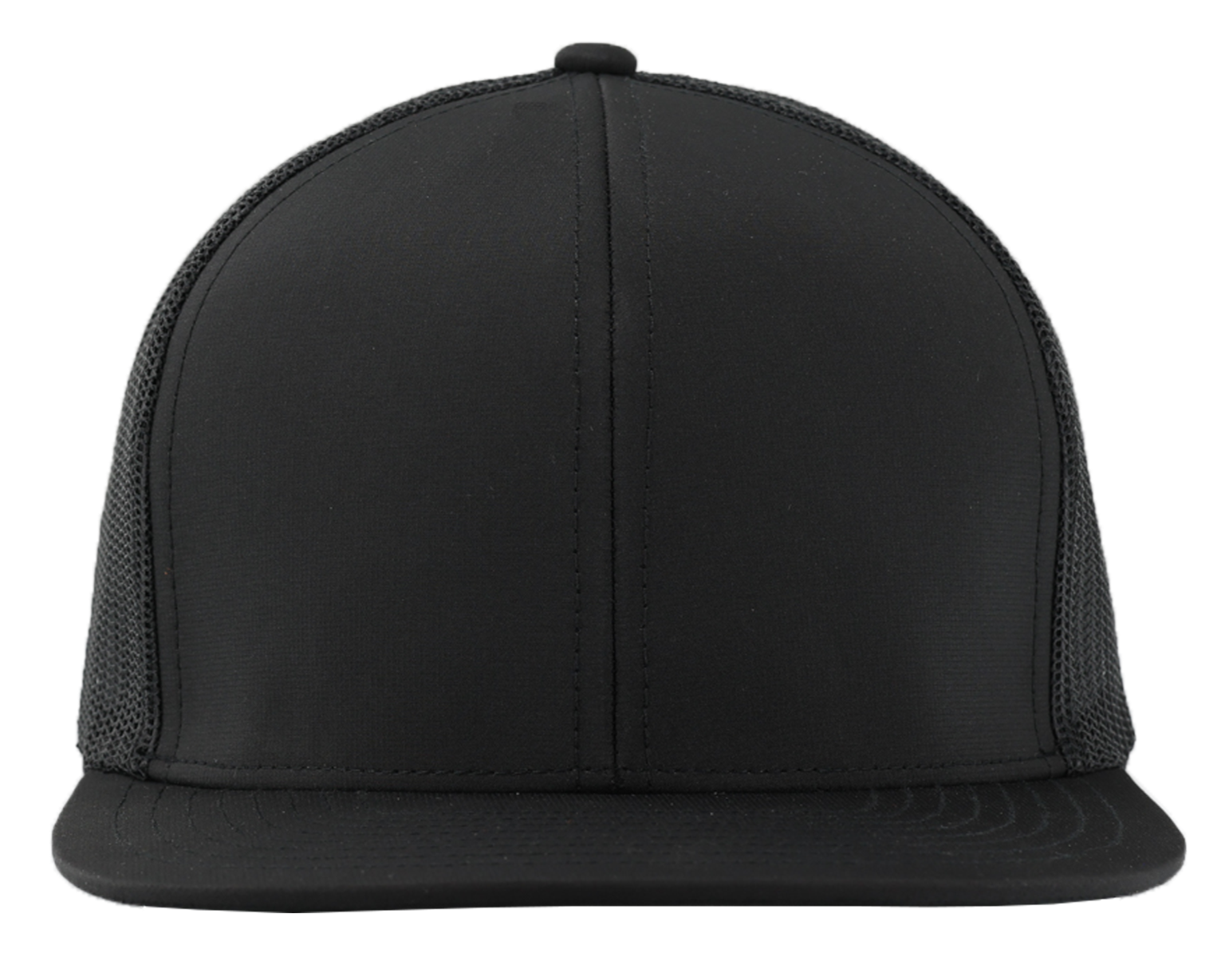 GENERAL-Custom hat-Flatbill-Snapback-Black- Zapped Headwear