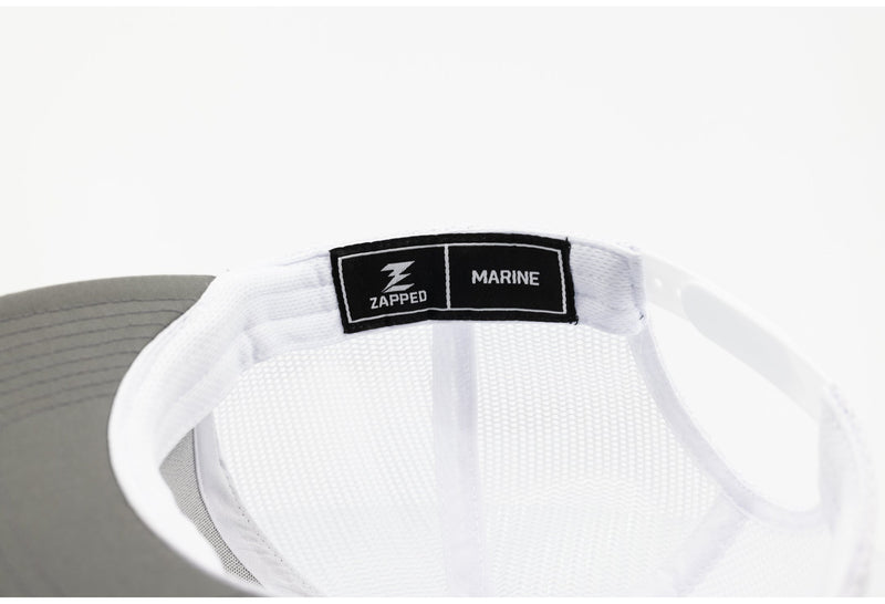 MARINE Blank-Water Repellent hat-Zapped Headwear-Steel Green/Black-Zapped Headwear