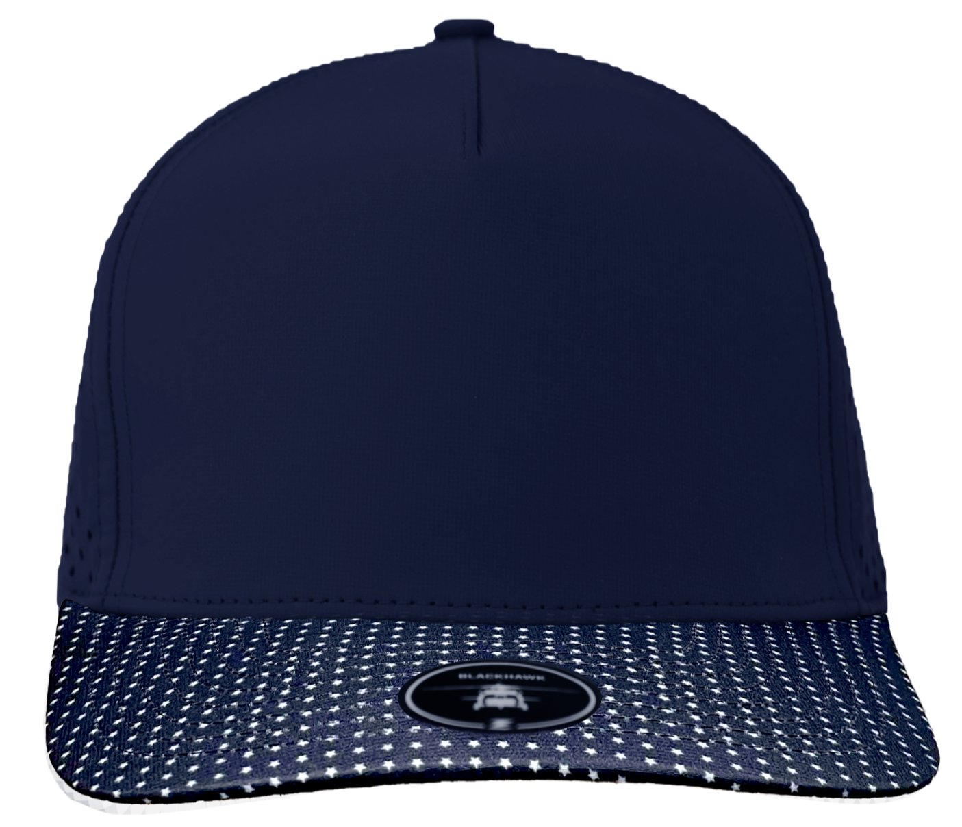 Navy, star brim blackhawk hat